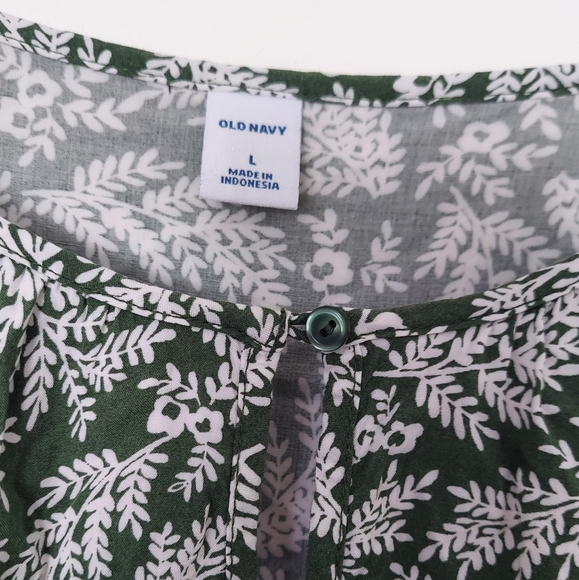 Old Navy, Green Floral Dress - Picture 5 of 6